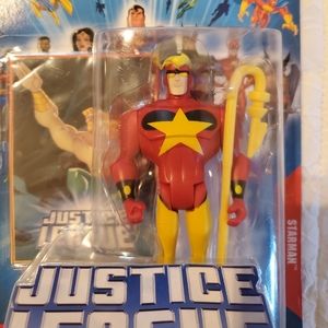 2005 Justice League Unlimited Starman With Trading Card And Staff Mattel